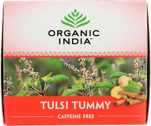 شاي البطن الهندي العضوي تولسي ويلنيس، 25 كيس شاي in Kuwait