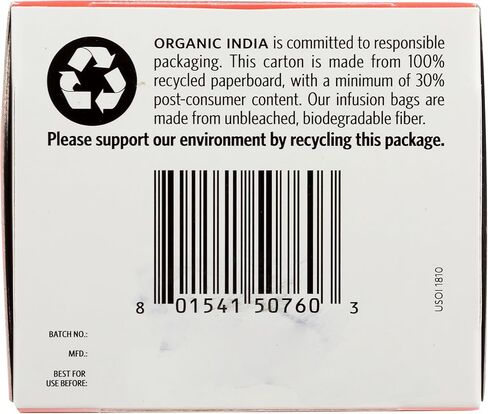 شاي البطن الهندي العضوي تولسي ويلنيس، 25 كيس شاي in Kuwait