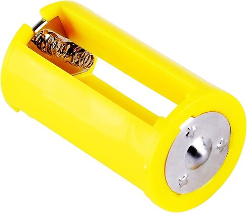 Whizzotech Parallel AA to D Battery Adapters Holder 1.5V Output Case Box 3 AA to 1 D Converter (12 Pack Yellow) in Saudi Arabia