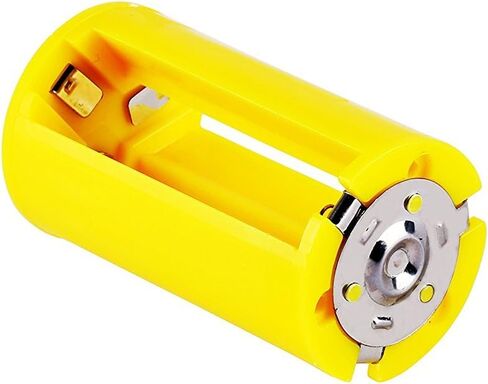 Whizzotech Parallel AA to D Battery Adapters Holder 1.5V Output Case Box 3 AA to 1 D Converter (12 Pack Yellow) in Saudi Arabia
