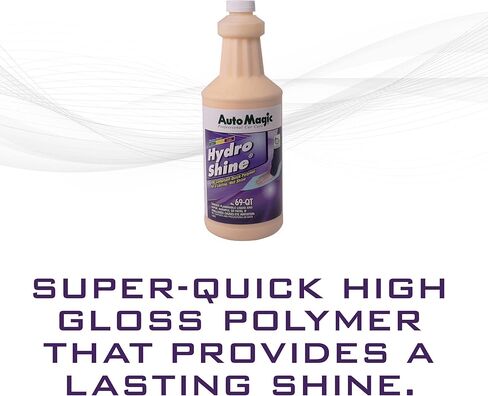 Auto Magic Hydro Shine High-Gloss Polymer for Plastic, Exterior Paint & Chrome - 32 Fl Oz in Kuwait