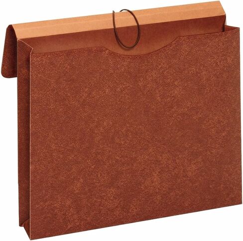 Globe-Weis/Pendaflex Letha-Tone File Envelopes with Elastic Closures, 2-Inch Expansion, Letter Size, Brown, (MM30) Pack of 24 in Saudi Arabia