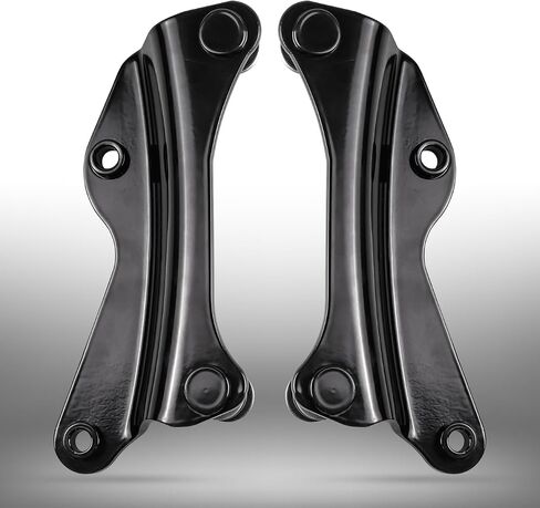 Black 4 Point Docking Hardware Kit Compatible with for Touring Street Glide Electra Glide Road Glide Road King 2014-Later in Kuwait