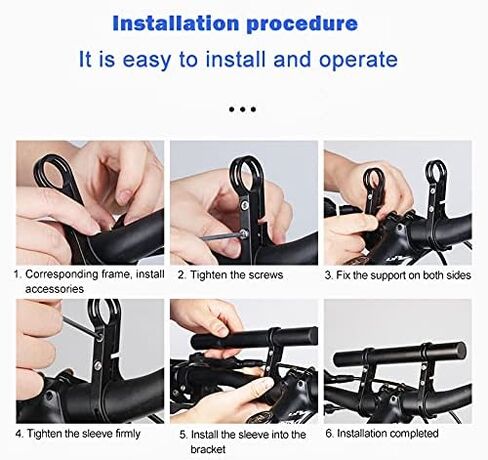 حامل تمديد متعدد الوظائف للدراجة، موسع مقود من سبائك الألومنيوم بمشبك مزدوج، رف تمديد للمقود، يستخدم لقوس مصباح ساعة التوقف، ملحقات الدراجة in Kuwait