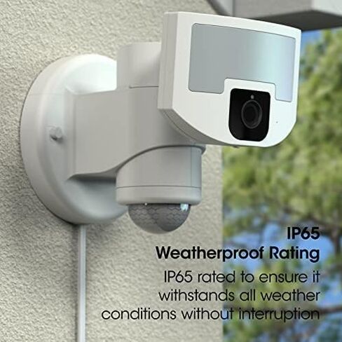 Philex Security Light Motion Outdoor, Motion Sensor, 1700 Lumen Floodlight, WiFi Camera with App Control, IP65 Weatherproof with 3 Zone Intruder Detection, 210° Field of Vision in Saudi Arabia