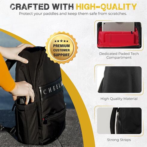 Backpack for Pickleball, Tennis, Racquetball & Travel - Comfortable, Stylish, Versatile Gear Holder for Men & Women. in Saudi Arabia