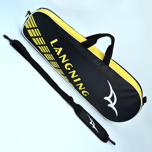 حقيبة مضارب كرة الريشة - تحمل 4 مضارب و6 كرات ريشة، حقائب تنس للرجال والنساء، تصميم خفيف الوزن ومتين in Kuwait