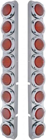 United Pacific 37349 - Rear Ss Air Cleaner Light Bar With Bracket For Peterbilt Trucks - Reflector/Clearance/Marker Ligh in Saudi Arabia