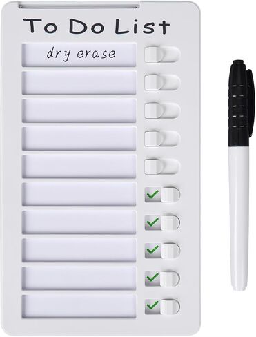 Dry Erase to Do List Chore Chart for Kids Checklist Board Replaceable Chore Board for Multiple Kids with a Dry Erase Pen in Saudi Arabia