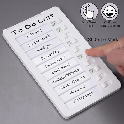 Dry Erase to Do List Chore Chart for Kids Checklist Board Replaceable Chore Board for Multiple Kids with a Dry Erase Pen in Saudi Arabia