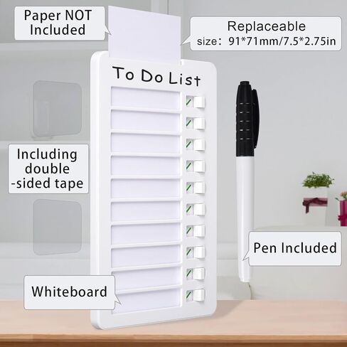 Dry Erase to Do List Chore Chart for Kids Checklist Board Replaceable Chore Board for Multiple Kids with a Dry Erase Pen in Saudi Arabia
