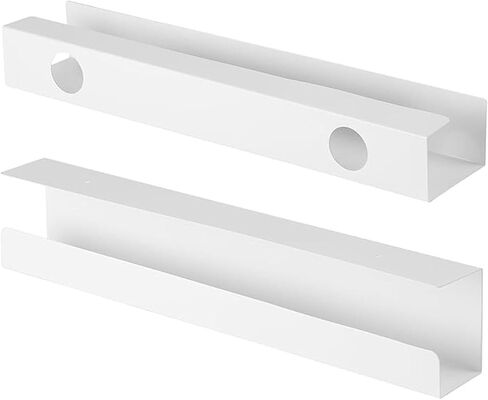 Under Desk Cable Management Tray - Metal Wire Organiers for Office and Home - Power Strip Holder - White 23.6 inch in Kuwait