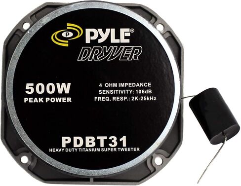 مكبر صوت للسيارة Pyle PDBT3 1.5 بوصة 500 واط 4 أوم تيتانيوم سوبر (8 عبوات) in Kuwait