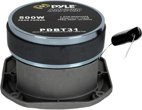 مكبر صوت للسيارة Pyle PDBT3 1.5 بوصة 500 واط 4 أوم تيتانيوم سوبر (8 عبوات) in Kuwait
