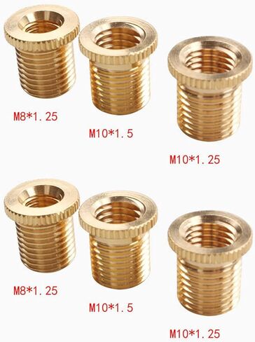 3 قطعة محولات مقبض التحول النحاس العالمي M8 X 1.25/M10 X 1.25/M10 X 1.5 موضوع والعتاد شيفتر مقبض المسمار in Kuwait