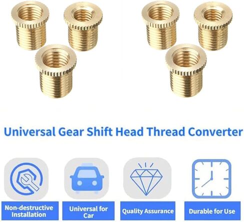 3 قطعة محولات مقبض التحول النحاس العالمي M8 X 1.25/M10 X 1.25/M10 X 1.5 موضوع والعتاد شيفتر مقبض المسمار in Kuwait