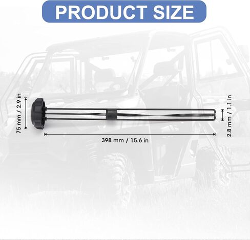 غطاء Ranger Gaas بمقياس، مقياس غطاء غاز الوقود UTV متوافق مع Polaris Ranger 1000، 900، 400، 500، 700، XP بديل لـ # 1240119 in Kuwait