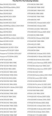 غطاء غاز من الألومنيوم من Tusk Billet باللون البرتقالي مُشكَّل لـ KTM 50 Mini Adventure 1999-2007 in Saudi Arabia