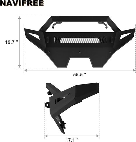 المصد الأمامي من الصفائح المعدنية مناسب لـ 2016-2023 Can-Am Defender in Kuwait