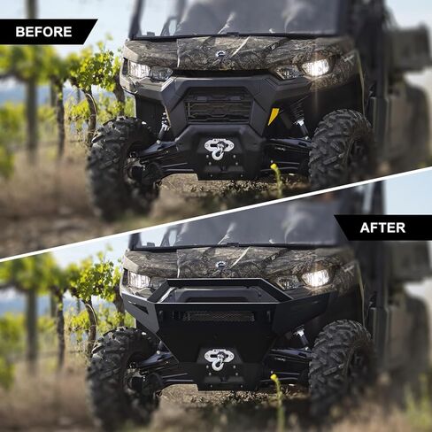 المصد الأمامي من الصفائح المعدنية مناسب لـ 2016-2023 Can-Am Defender in Kuwait