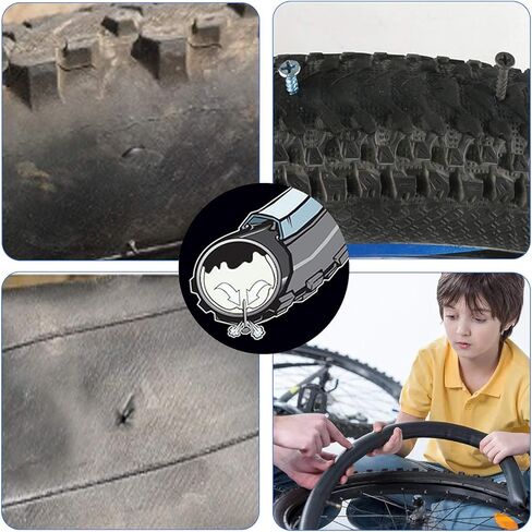 2 Pcs 20" Self Sealing Fat Tire Tubes 20" x3.5/4.0" AV32mm Schrader Valve Super Automatic Repair, Self-Sealing, Puncture Resistant 20" Fat Bike/Bicycle Tire Tubes in Saudi Arabia