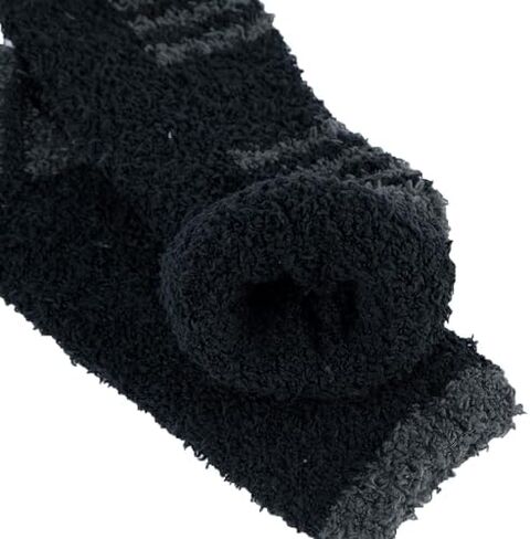 Mens Fuzzy Slipper Socks Fluffy Cozy Socks Unisex Winter Warm Sleep Socks Crew Fleece Socks Women in Saudi Arabia