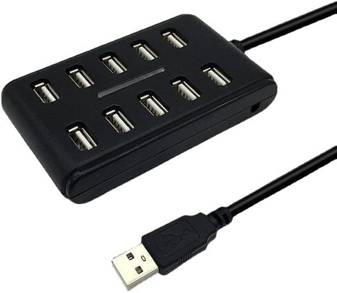 10 منافذ USB 2.0 عالية السرعة متعددة محول الفاصل تمديد كابل لأجهزة الكمبيوتر المحمول واجهة PCB in Saudi Arabia