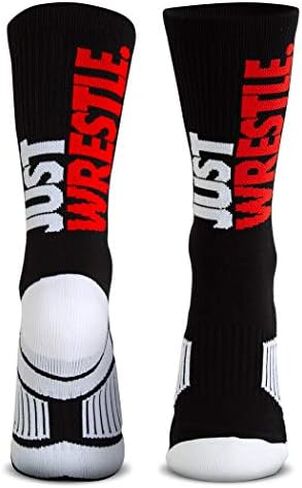 Just Wrestle Woven Mid-Calf Socks | Youth & Adult Sizes in Kuwait