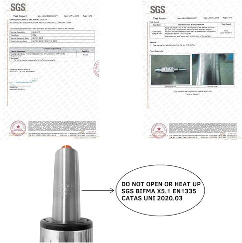 السكتة الدماغية 5.5 بوصة رفع الغاز اسطوانة استبدال كرسي هوائي جزء الثقيلة الصلب الحال بالنسبة الحجم العالمي تمديد الارتفاع لكرسي مكتب البراز in Kuwait