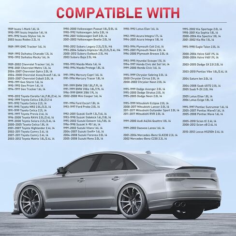 7092 شمعات إشعال إيريديوم 4 عبوات متوافقة مع أكورا هوندا دودج ميتسوبيشي تويوتا كامري كورولا RAV4 سولارا بونتياك فيبي لكزس سكيون xB tC 1.8L 2.0L 2.4L 2.5L L4 H4 لاستبدال BKR6EGP in Kuwait