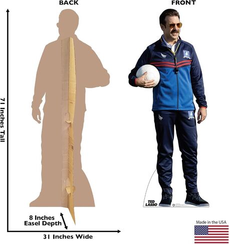 Cardboard People Ted Lasso Life Size Cardboard Cutout Standup - Ted Lasso (TV Series) in Saudi Arabia