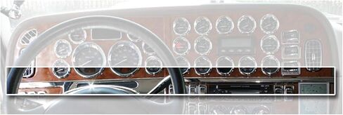 GG Grand General 67956 Chrome Plastic Dash Panel Molding Strip Insert Trim, Pete 2006+ in Saudi Arabia