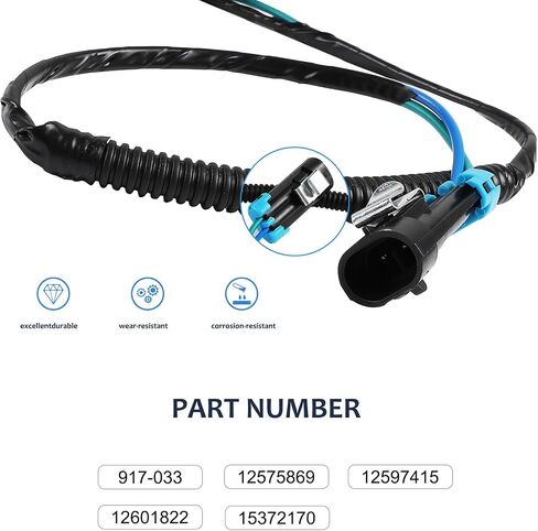 917-033 12601822 Knock Sensor Wire Harness Kit Compatible with Chevy Suburban Silverado Avalanche Tahoe GMC GM Sierra Yukon Envoy Cadillac CTS Escalade Hummer H2 Pontiac Firebird in Saudi Arabia
