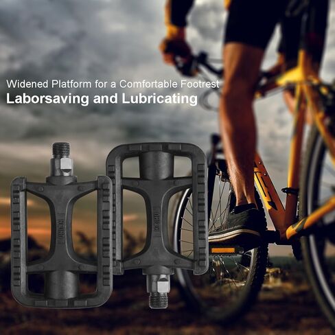 دواسات الدراجة، دواسات الدراجة الجبلية، دواسات الدراجة خفيفة الوزن لدواسة MTB BMX، دواسات ألياف النايلون المضادة للانزلاق، دواسات دراجة الطريق المغزلية 9/16 بوصة، دواسات منصة الدراجة in Kuwait