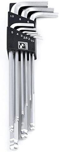Pedro's L Hex Bicycle Wrench Set (9-Piece with Holder), Silver, 126849 in Saudi Arabia