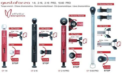 مفتاح عزم الدوران Effetto Mariposa Giustaforza Pro Deluxe 2-16 in Saudi Arabia