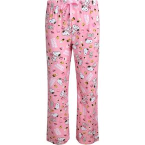 Peanuts Women's All Over Print Pajama Pant with Elastic Waistband - Soft Sleepwear