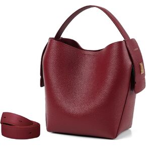 LA FESTIN Small Purse Genuine Leather Bags for Women: Shoulder Handbags Crossbody Bag
