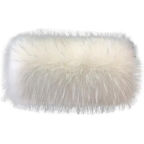 Faux Fur Hand Muffs,40CM x 20CM Winter Warm Arm and Hand Warmer Comfortable Faux Fur Handmuff