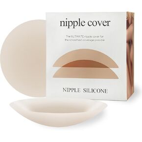 Nipple Patch Covers - Reusable Washable Waterproof Ultra Thin Seamless Sticky Adhesive Silicone Pasties
