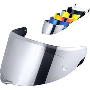 Pista GP RR Visor Replacement - Pista Helmet Visor Motorcycle Helmet Shield for Pista GPR/CORSA-R/Pista GPRR/Race 3 (Chrome Red)