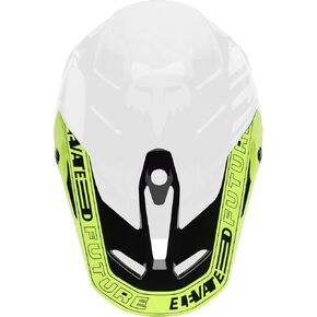 Fox Racing V3 RS Motocross Dirt Bike Helmet Found ، أسود غير لامع ، كبير