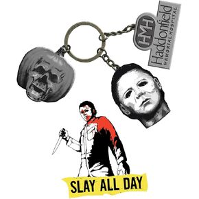 Factory Entertainment Halloween 2 Collector Home System Keychain and Pin Set