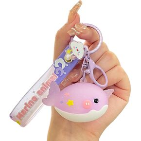 Keychains for Women Cute PVC Kawaii Keyrings for Women Backpacks Bags Purses Phones Car Keys