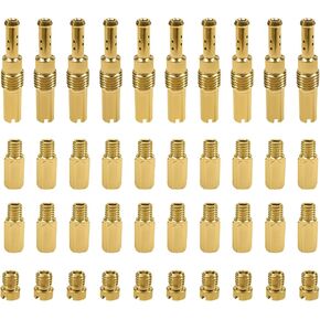40 PCS Carburetor Main Jet Pilot Jet Kit ، Carburetor Jets Kit Fit for PWK CVK Dirt Bike Scooter