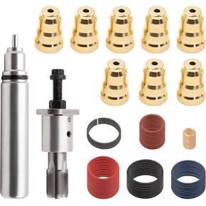 Tuningsworld 7.3 حقن الأكمام أداة تثبيت الكأس لفورد 7.3L PowerStroke 1994-2003 مع O-Ring Seal Kit ، رقم الجزء 1833564C92 1814376C1 1833564C92 ، 1833564C91 ، 1823492C97