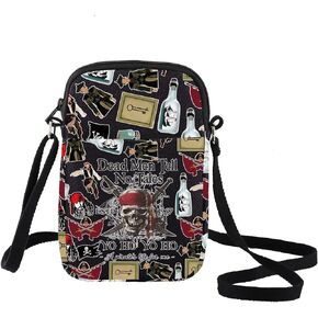 Levlo Jack Crossbody Bag Angelica & Jack Fans Gift Maw Dead Men Tell No Tales Jack Counder Bag Pirate Merch