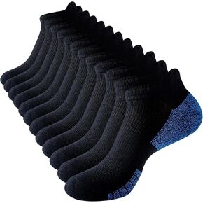 Sock Amazing 6 Pairs Unisex Premium Cotton Socks Soft Cushion No Show Sock Non Slip Low Cut Ankle Socks for Men Women Running