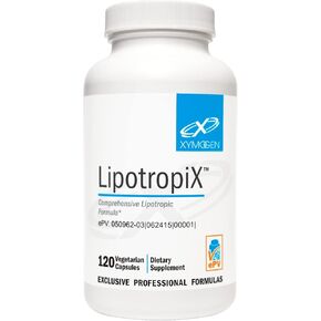 XYMOGEN LipotropiX - Lipid Metabolism + Liver Support - Dandelion + Celandine to Support Bile Flow, Guggul Extract + Inositol Hexanicotinate Maintain Already Healthy Blood Lipid Levels (120 Capsules)