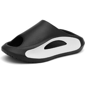 Slides Sandals for Men Women Open Toe Slide Platform Slippers Summer Anti-Slip Beach Shower Shoes Anti Collision Thick Sole
